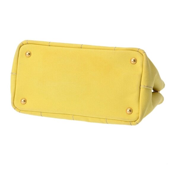 PRADA Canapa mini yellow BN2439 hand bag - Picture 3 of 12